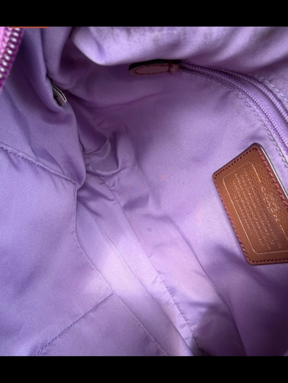 Coach purple crossbody